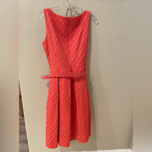 Muse Orange Coral Retro Dress Size 6 - Picture 2 of 4